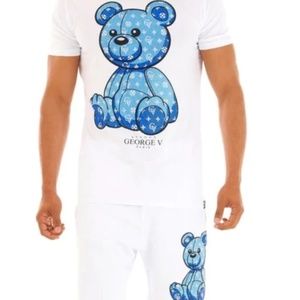 White medium short set